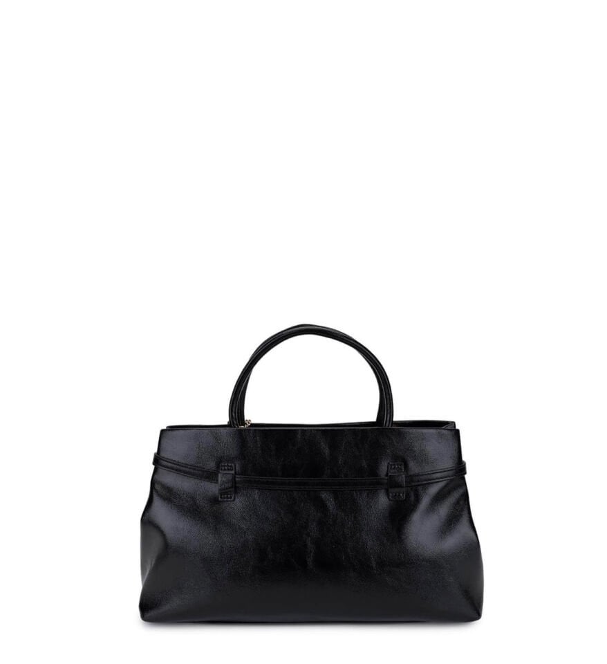 İthal Suni Deri Elora Çanta Siyah